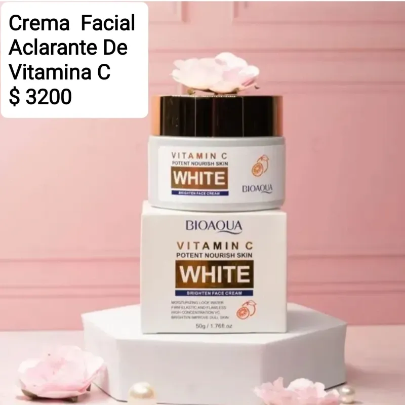 Crema Facial Aclarante De Vitamina C