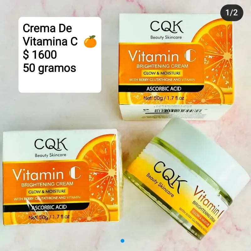Crema Facial De Vitamina C 