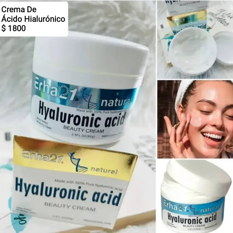 Crema Facial Hidratante De Ácido Hialurónico 