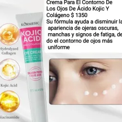 Crema Para El Contorno De Los Ojos De Ácido Kojic Y Colágeno