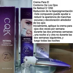 Crema Para El Contorno De Los Ojos De Retinol
