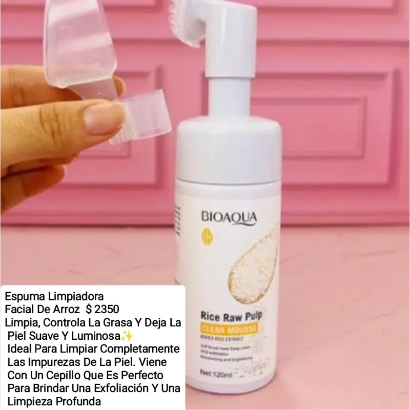Espuma Limpiadora Facial De Arroz