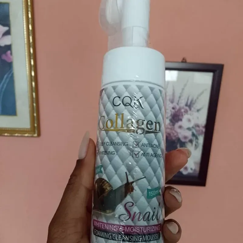 Espuma Limpiadora Facial De Baba De Caracol Con Colágeno 