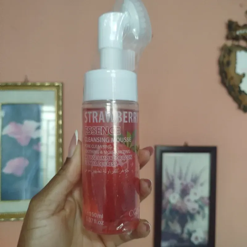 Espuma Limpiadora Facial De Fresa
