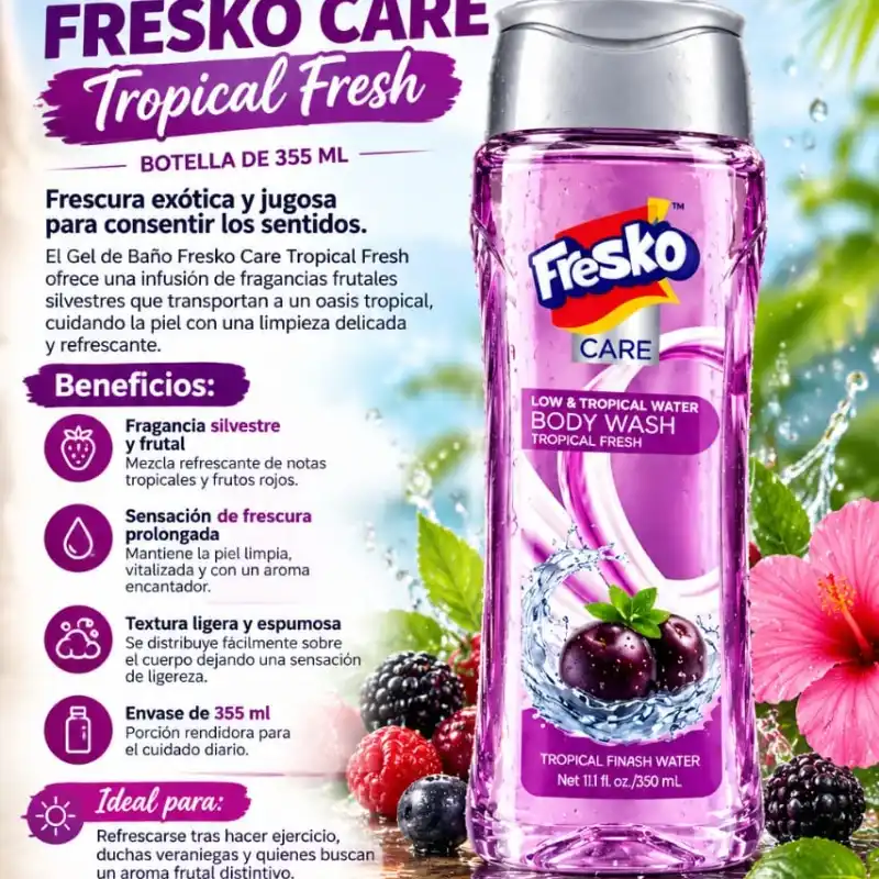 Gel de Baño Fresko Care Tropical Fresh