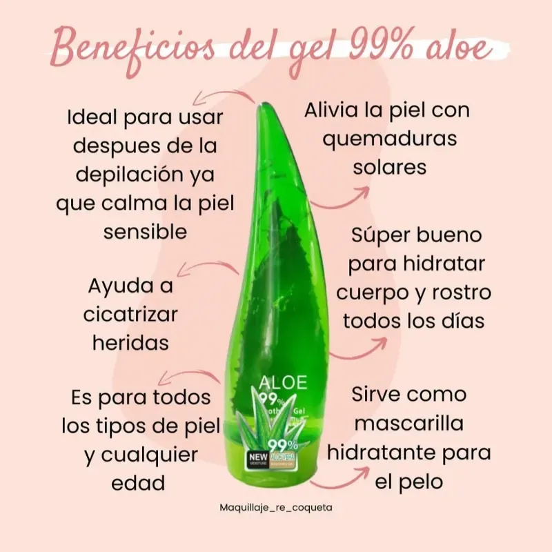 Gel Hidratante De Aloe De Vera 