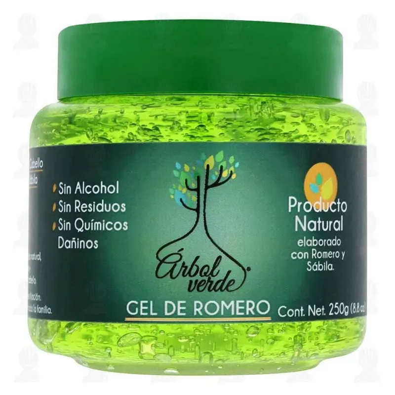 Gel Para El Cabello De Romero Y Sábila 