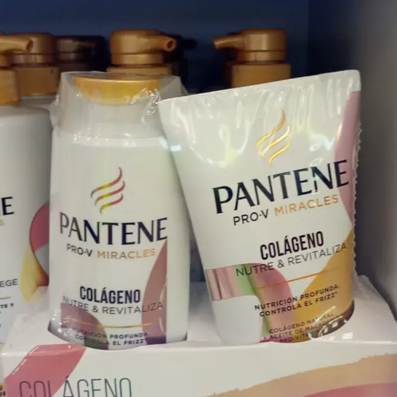 Juego De Shampoo Y Acondicionador Pantene Sin Sal De Colágeno 
