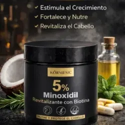 Mascarilla Capilar De Minoxidil Y Biotina Para La Caída Y Crecimiento Del Cabello