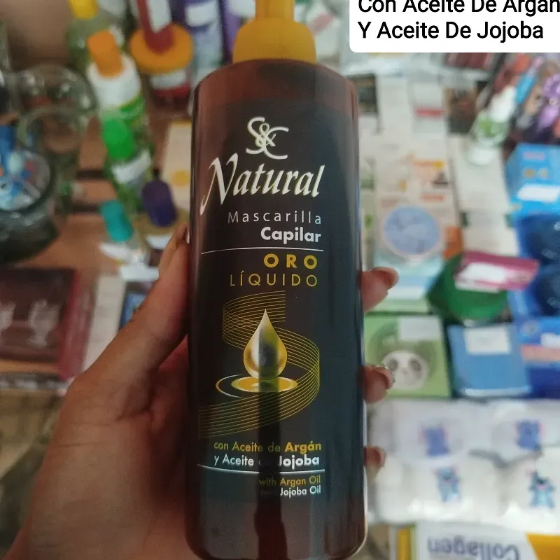 Mascarilla Capilar De Oro Líquido