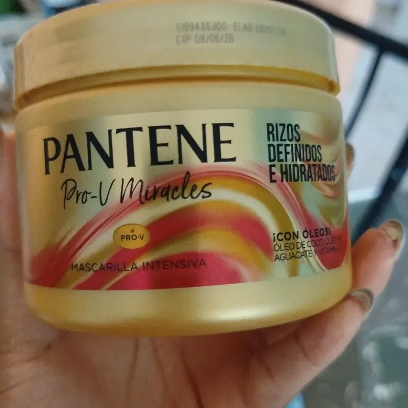 Mascarilla Capilar Pantene Para Cabellos Rizos 
