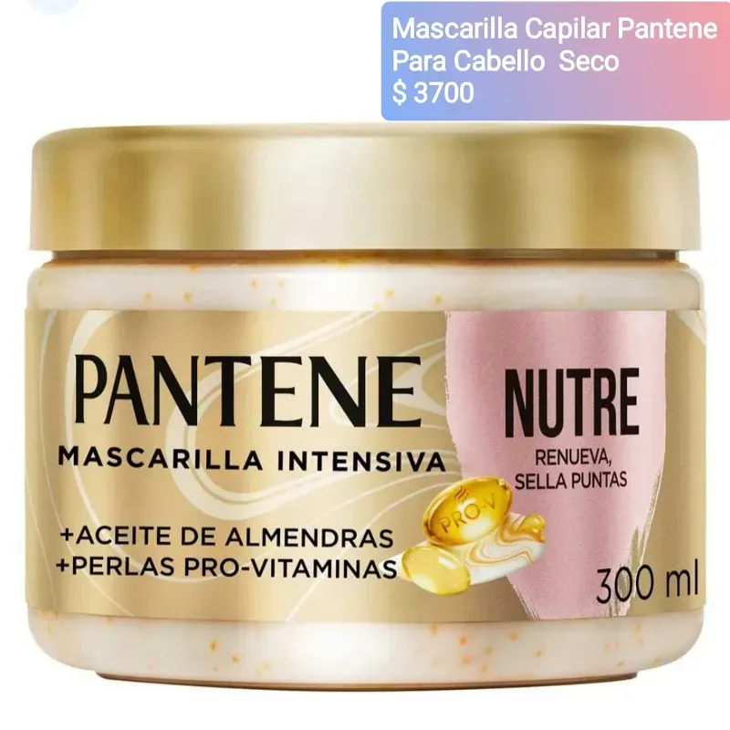 Mascarilla Capilar Pantene Para Cabellos Secos