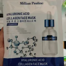 Mascarilla De Velo De Ácido Hialurónico Con Colágeno Y Ceramide