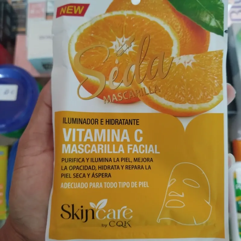 Mascarilla De Velo De Vitamina C
