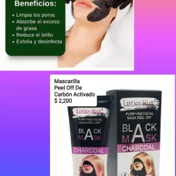 Mascarilla Peel Off De Carbón Activado 