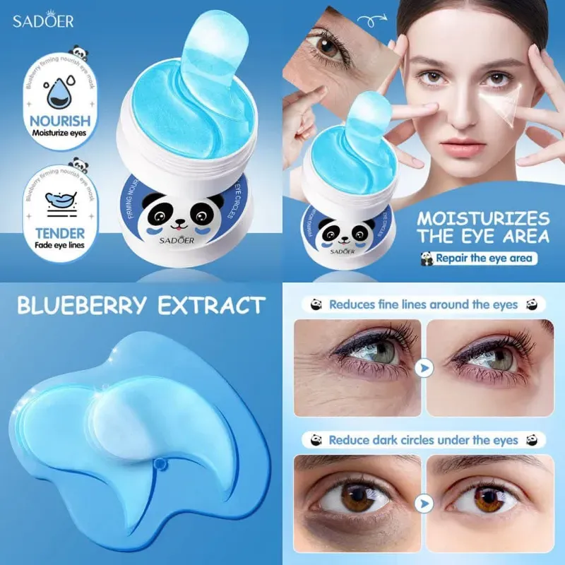 Parches De Hidrogel Para Los Ojos  De Arándano 