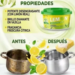 Pasta Para Fregar Platos Desengrasante De Limón 🍋