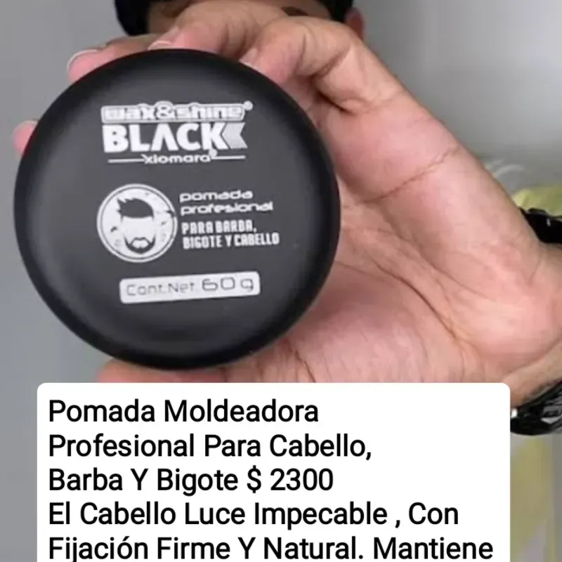 Pomada Profesional Moldeadora Para Cabello, Barba Y Bigote