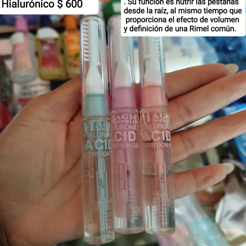 Rimel Transparente De Ácido Hialurónico