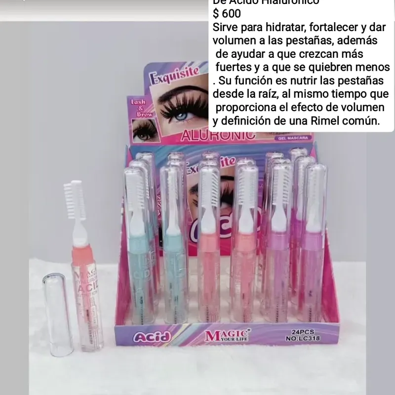 Rimel Transparente De Ácido Hialurónico