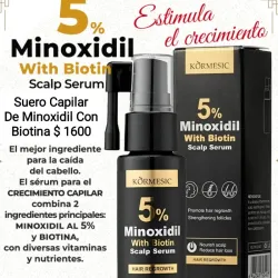 Sérum Capilar 5%De Minoxidil Y Biotina