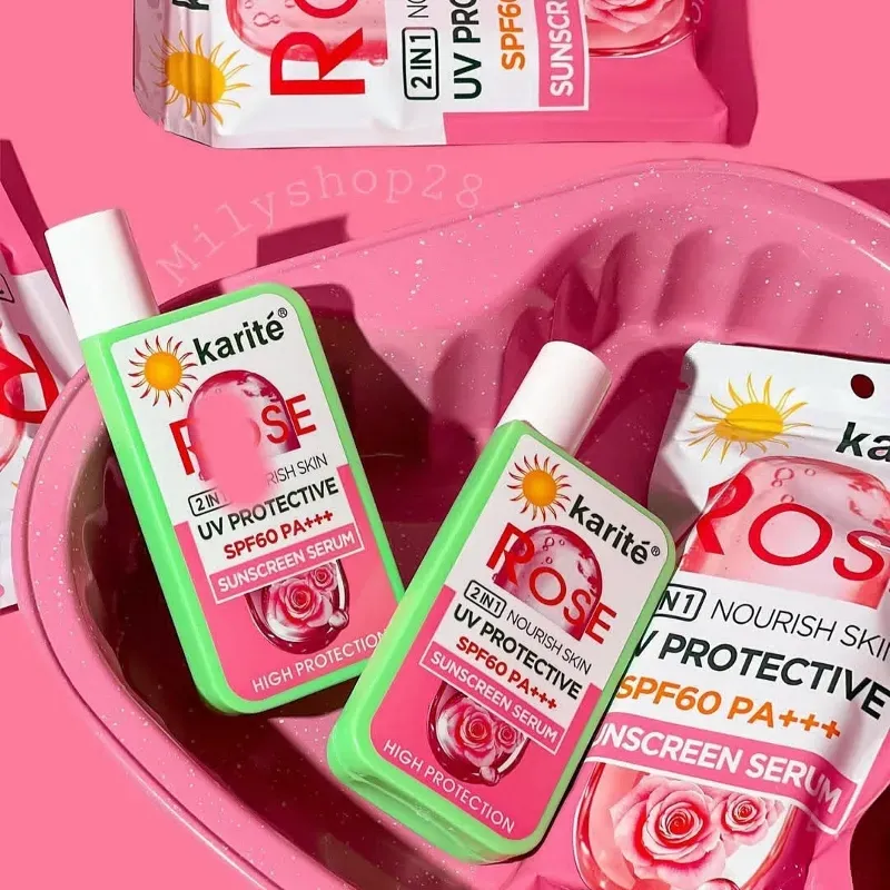 Sérum Con Protector Solar De Rosa