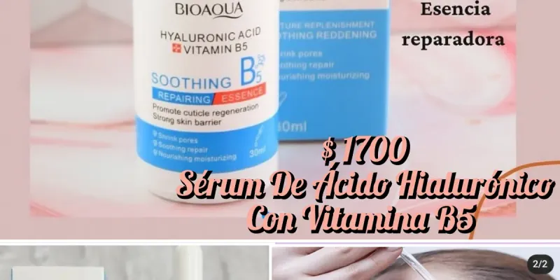 Sérum De Ácido Hialurónico Con Vitamina B5 