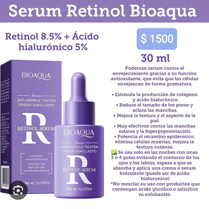 Sérum De Retinol Con Ácido Hialurónico 