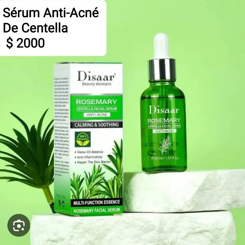 Sérum Facial Anti-Acne De Centella Asiática Y Romero