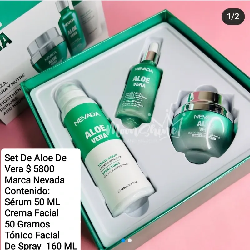 Set De Skincare De Aloe De Vera