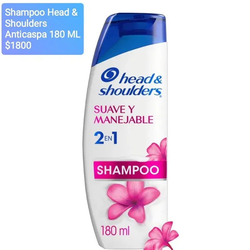 Shampoo Head & Shoulders Anticaspa Suave Y Manejable 