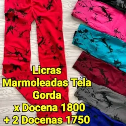 Licras marmoleadas 