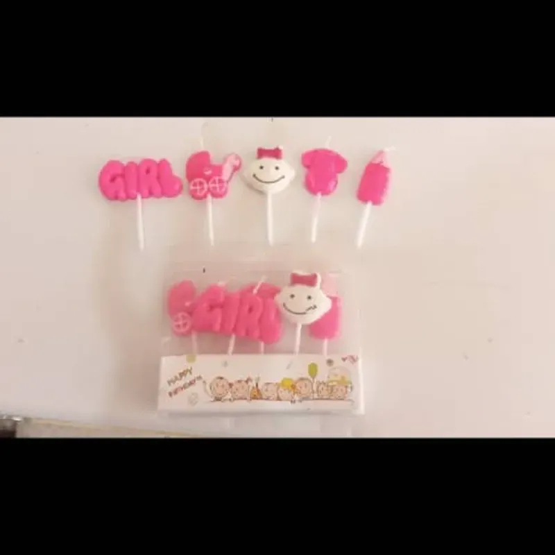 Set de velas para cumpleaños 