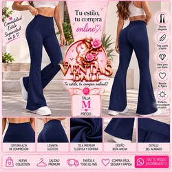 Leggings campana azul
