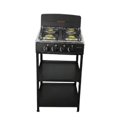 COCINA DE GAS DE CUATRO QUEMADORES MILEXUS CON ORGANIZADOR