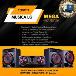 *EQUIPO DE MÚSICA LG XBOOM
