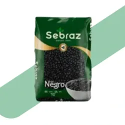 Frijol Negro Cont Net: 1 kg