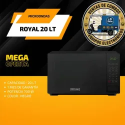 *MICROONDAS ROYAL 20 LT