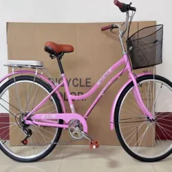 BICICLETA  26 COLOR ROSA CON CAMBIOS:150USD