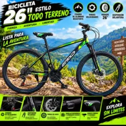 BICICLETA 26" TODO TERRENO:150USD