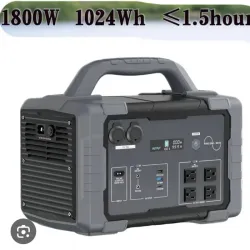 ESTACION DE ENERGIA MODELO PPS-1K8US-1B 1800W,PICO 2700W,1024Wh:600USD