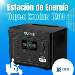 Estación de Energía Oupes Exodus 1200 💠Potencia Pico: 3600w 💠Potencia Nominal: 1200w 💠Capacidad de la Batería: 992wh 550 USD
