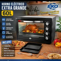 HORNO ELÉCTRICOS  60 LT $170 USD