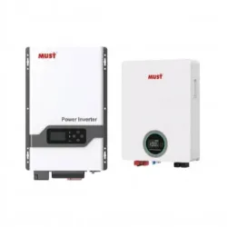 INVERSOR MUST 3KW SPLIT PHASE( 110V/220V) CON BATERÍA DE 7KW :1950 USD