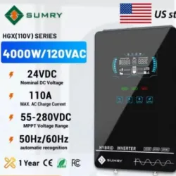 INVERSOR SUMRY 4000W,24V,110V:450USD