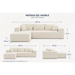 Mueble Modular en L sellado al vacío 720 usd