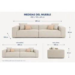 Sofa Modular sellado al vacío 700 USD
