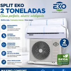 SPLIT EKO 2 TONELADAS 220V $550USD