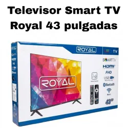 TELEVISOR SMART TV ROYAL 43 ' $ 250usd