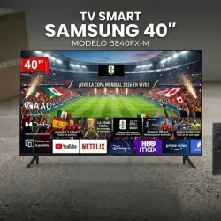 Televisor Smart TV SAMSUNG 40": 240 USD